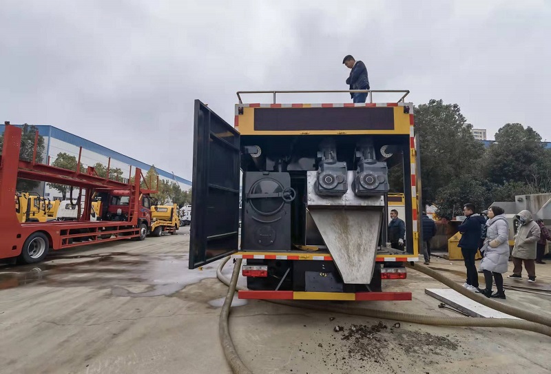 程力雙疊螺機汙水淨化車多少錢一台